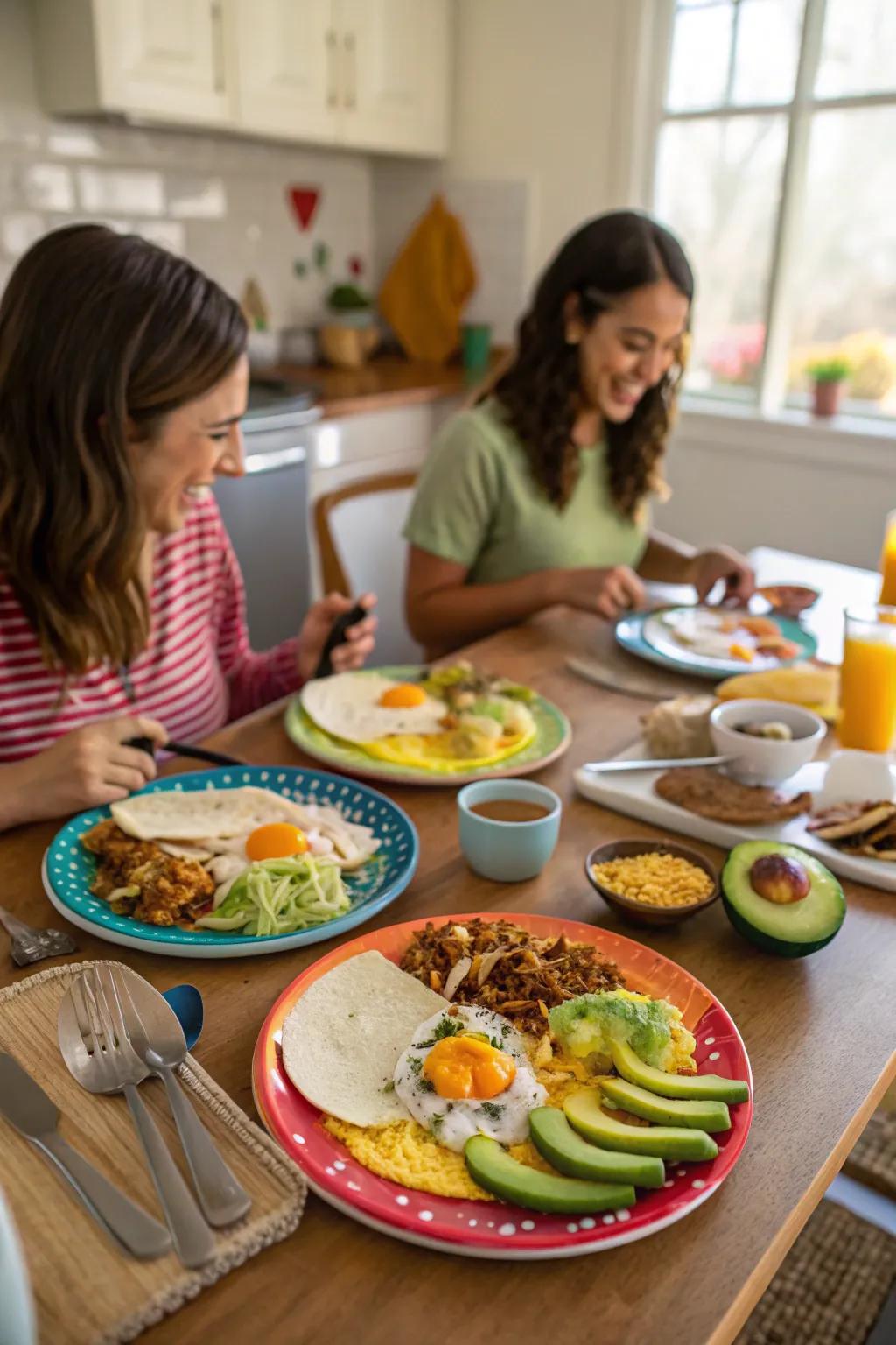 Begin your day with a maize flour treat-inspired breakfast.