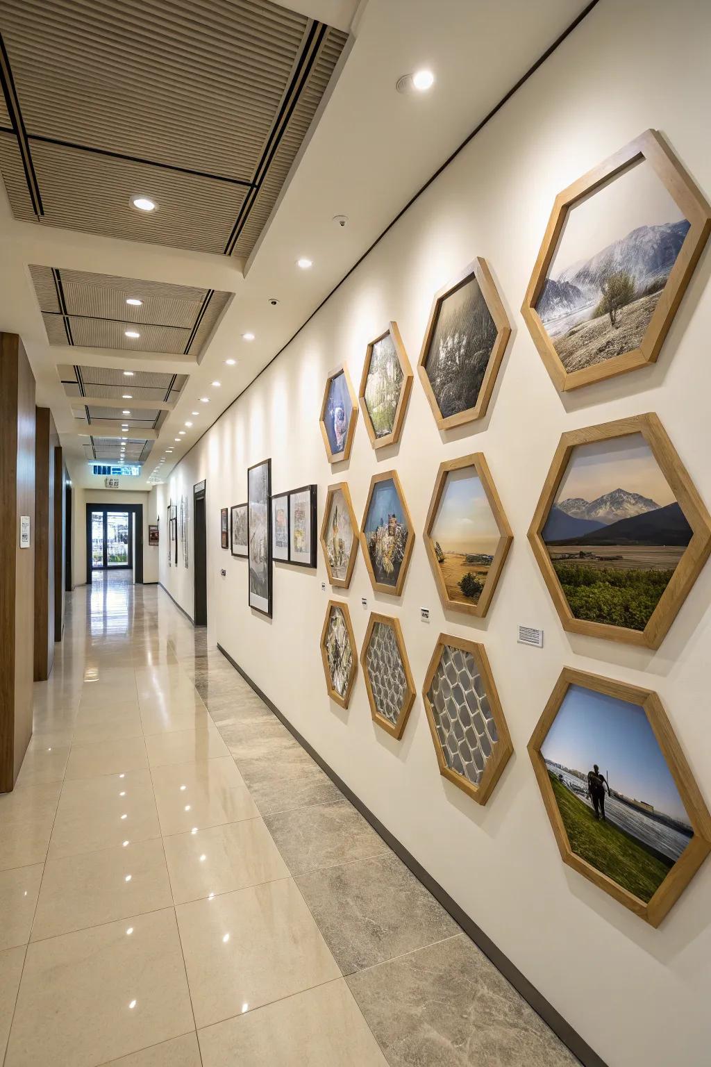 Uncommon frame forms design a contemporary edge.