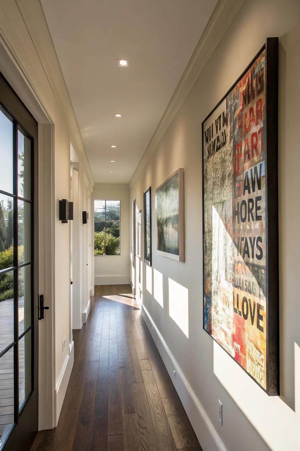 A defining attribute is capable of outlining your hallway's aesthetics.