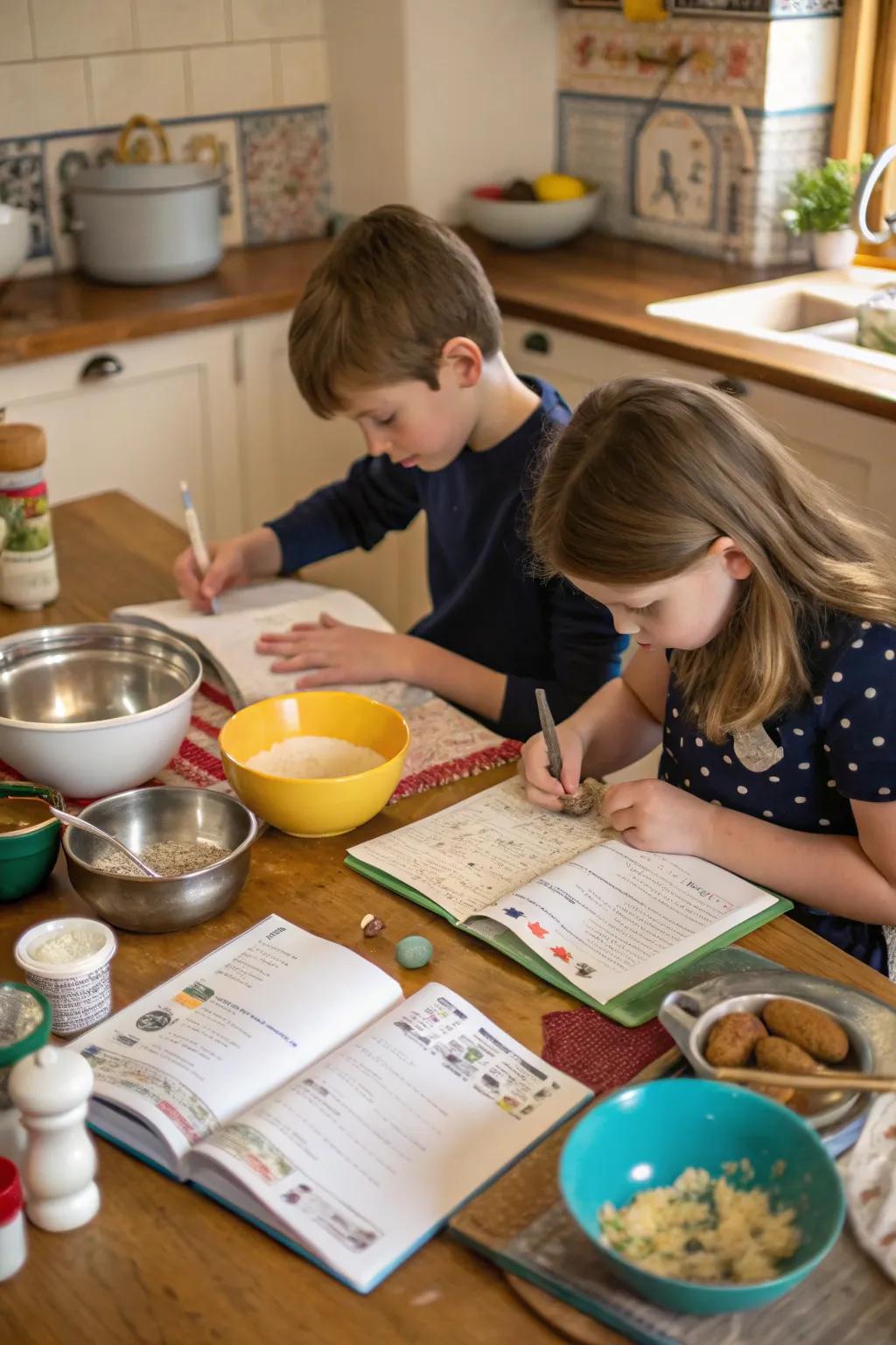 A family recipe book is a scrumptious treasure of heritage and creativity.