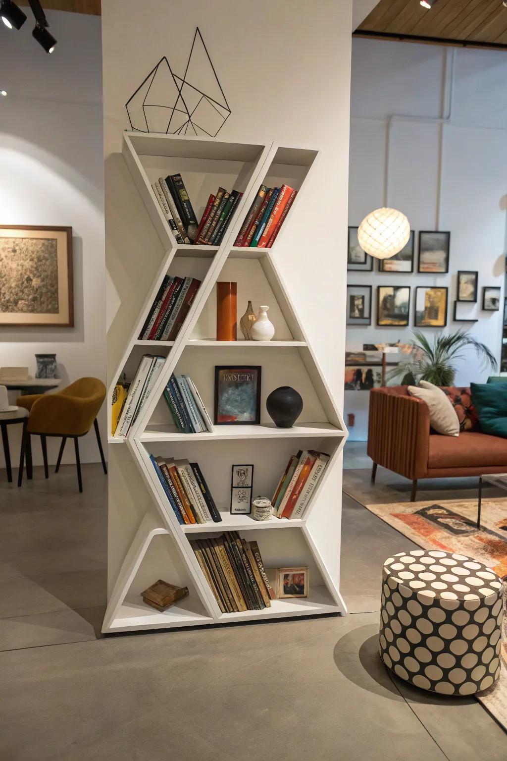 Unconventional forms enrich an artistic touch to your display