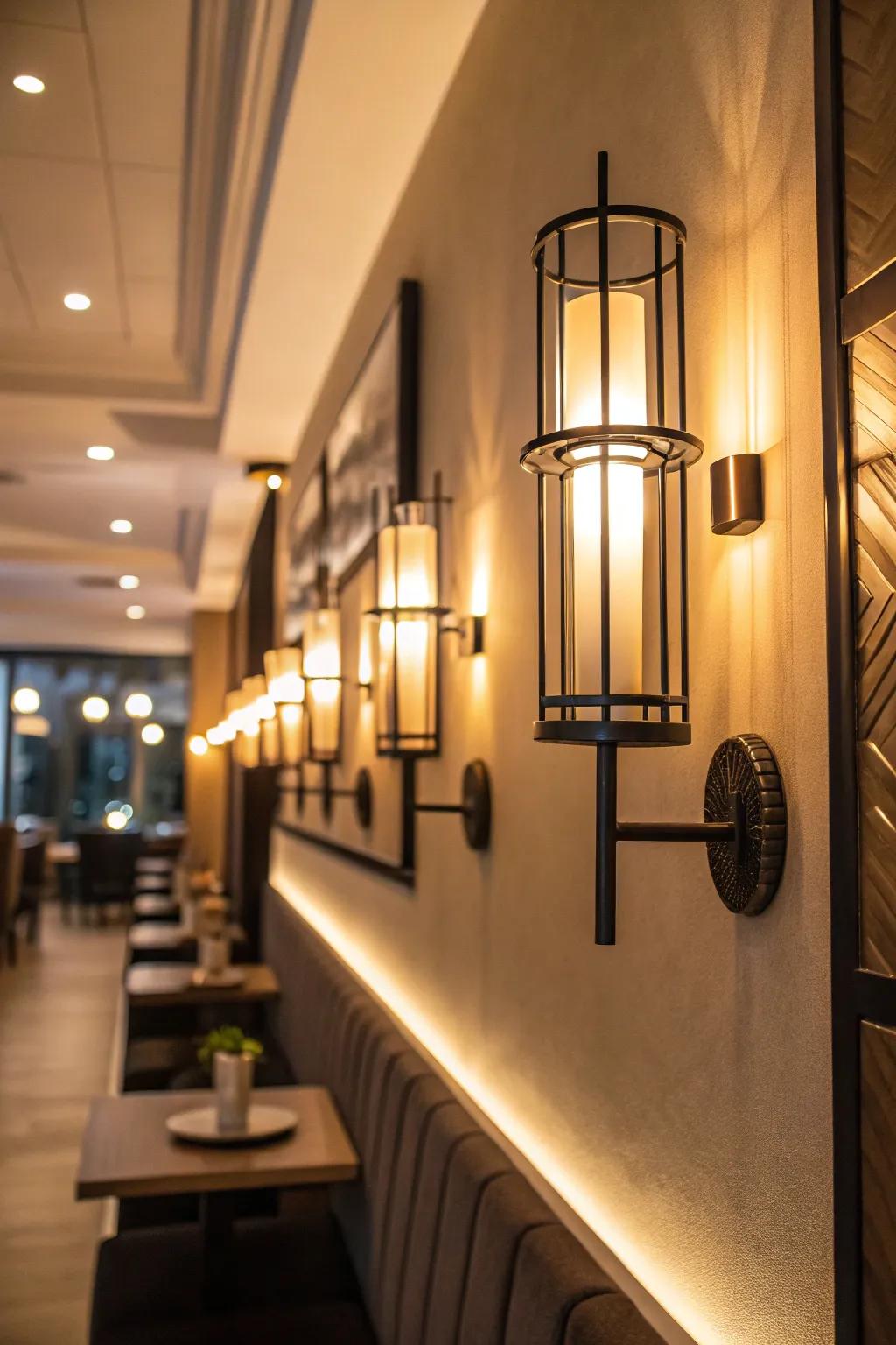 Illumination elevates your wall's attributes.