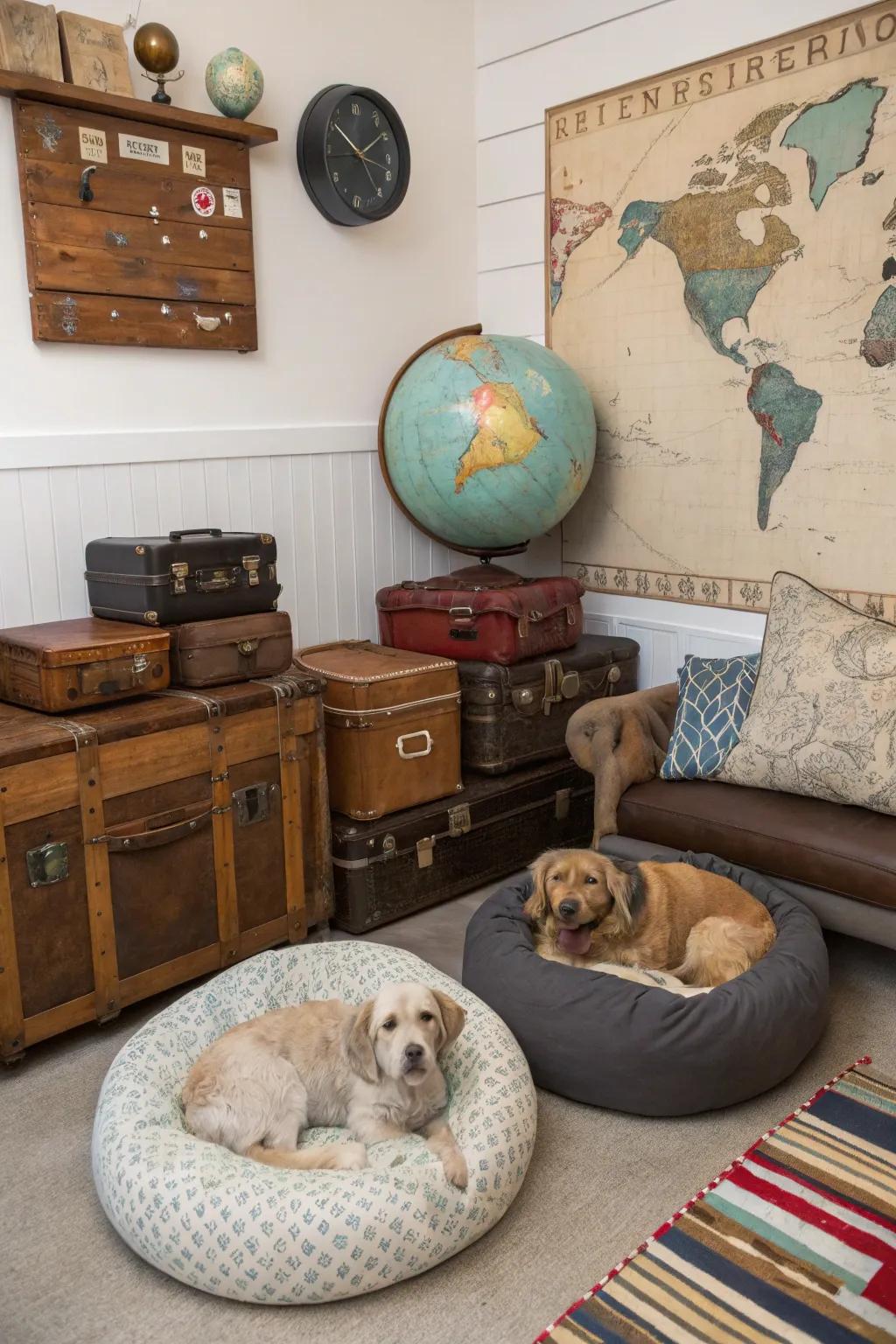 An area that invites comfort.