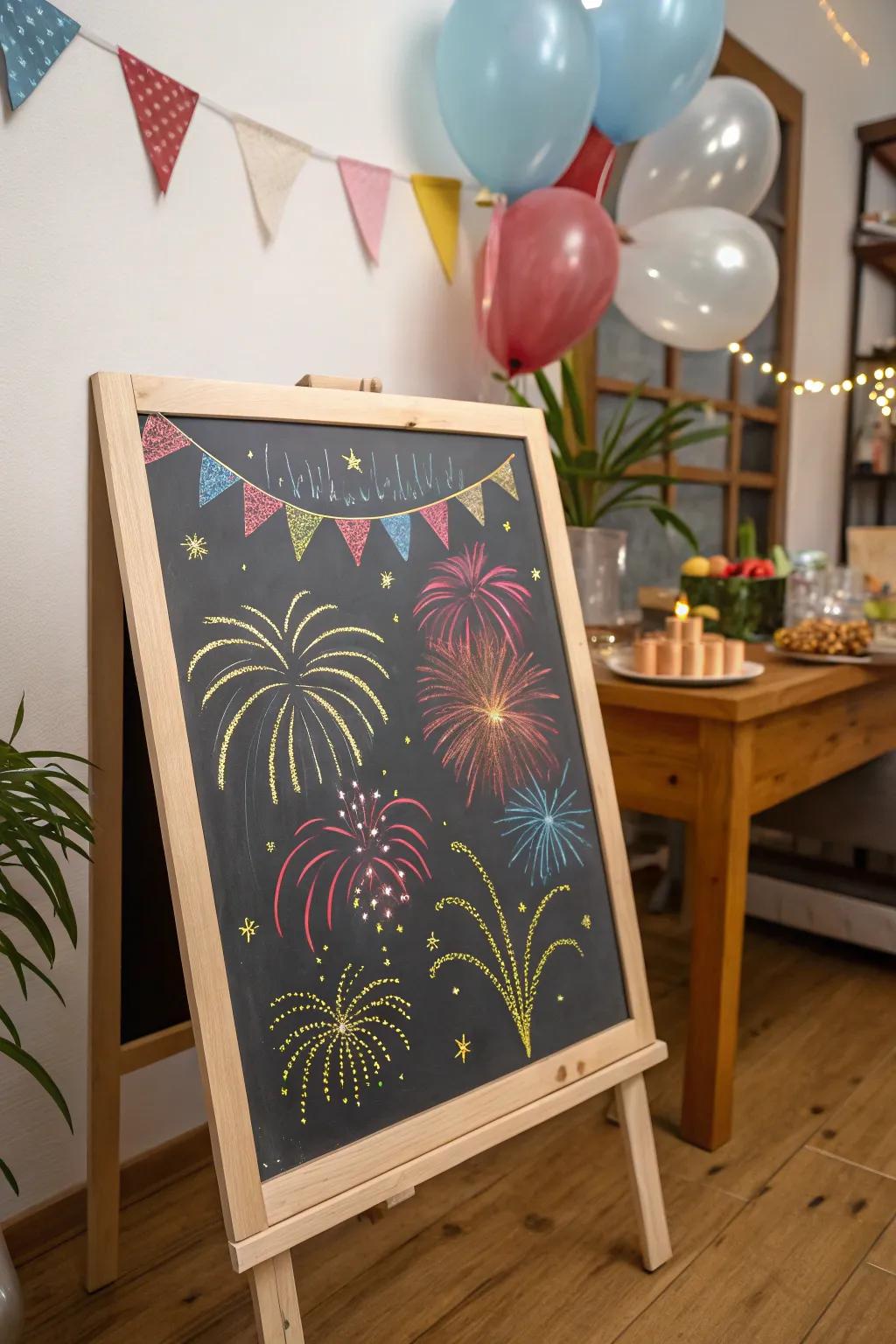 Inject an outburst of shade through festive explosions artistry.