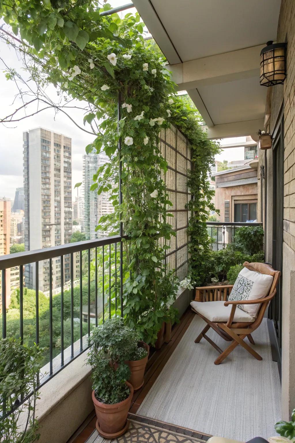 Relish a slice of nature using balcony stargazer climbing frames.