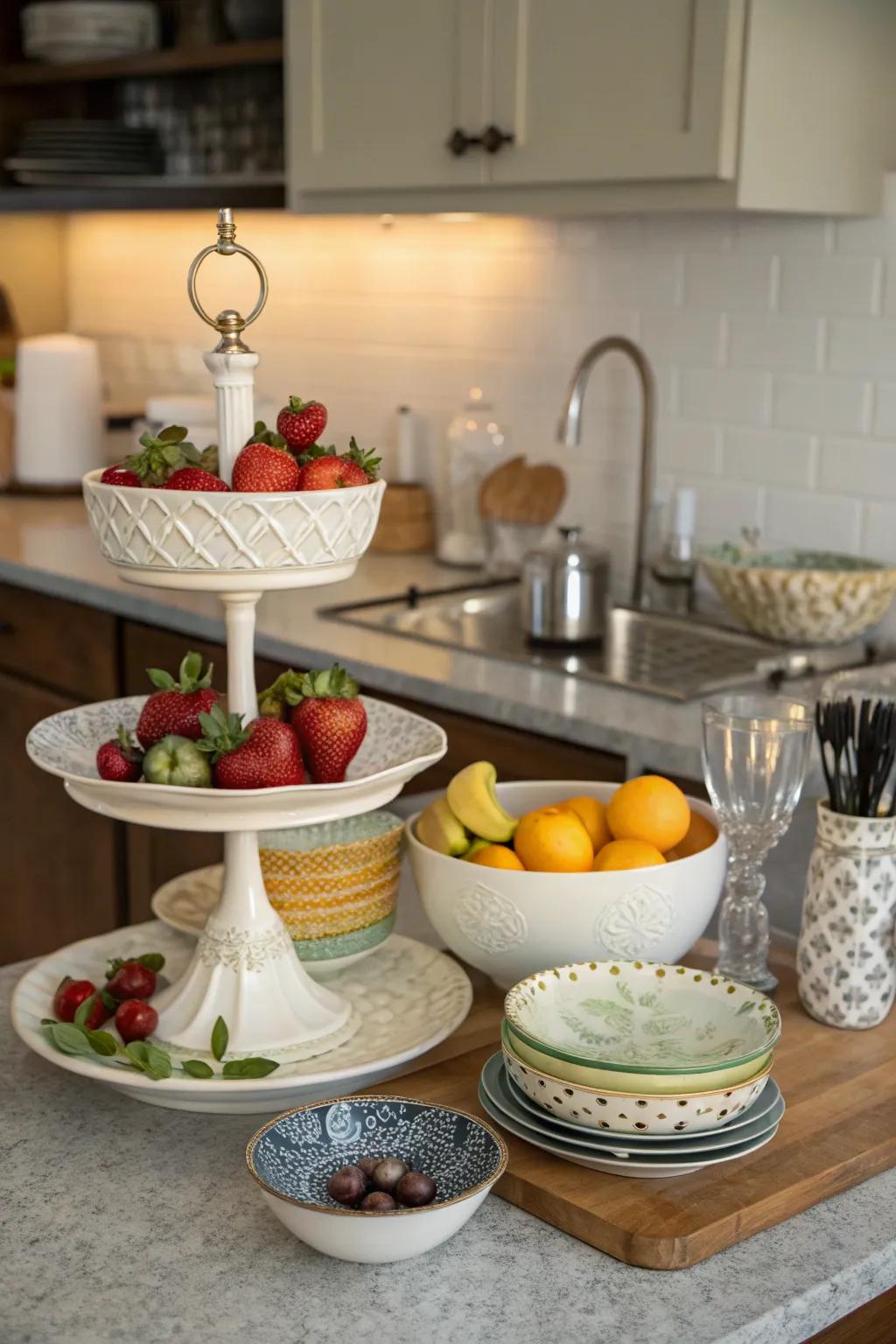 Stratification amplifies intricacy and a polished impression within your tableau.