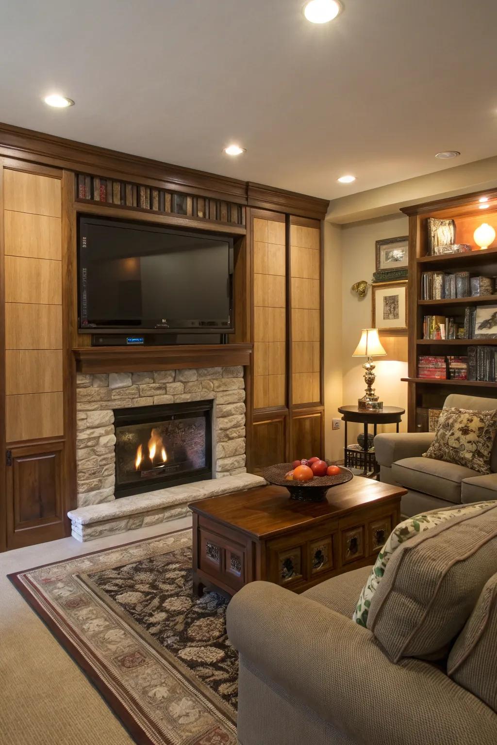 Invisible TV solutions maintain a neat appearance.