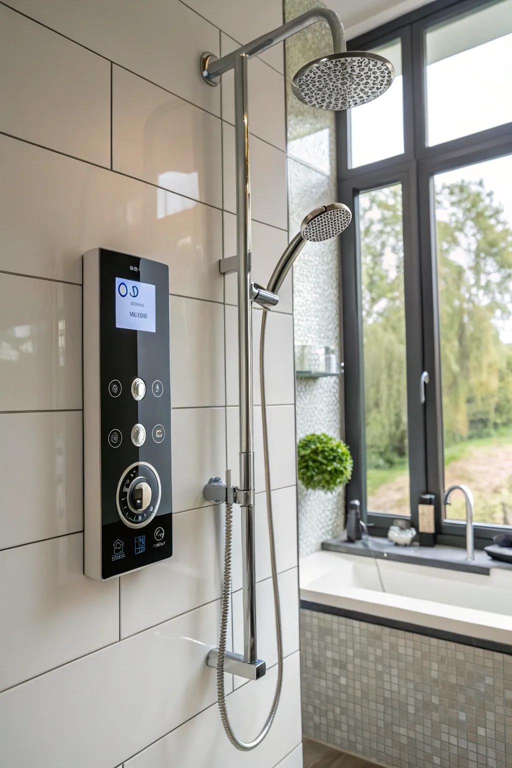 Smart technology presents a bespoke and convenient shower encounter.