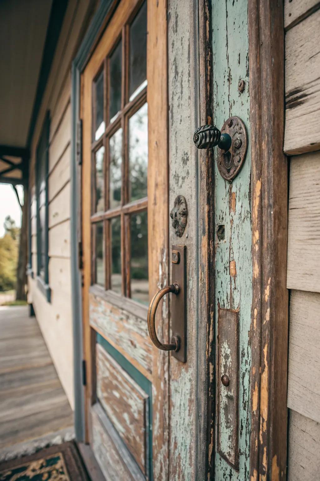 Rustic doors bring allure and a snug sensation to your portal.
