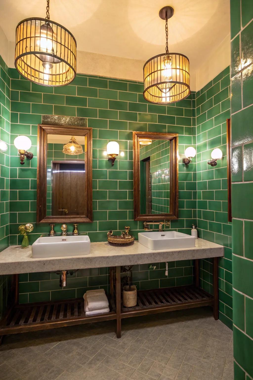 Elegant ambiance with strategic illumination.