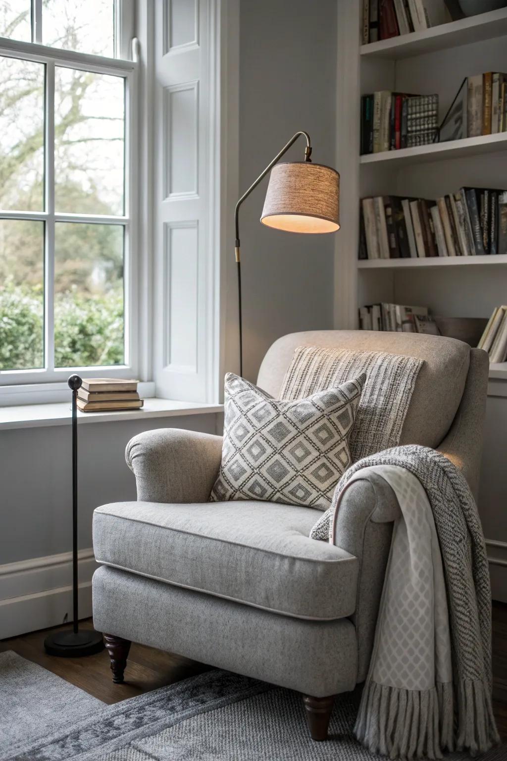 Comfortable corners add charm and function.