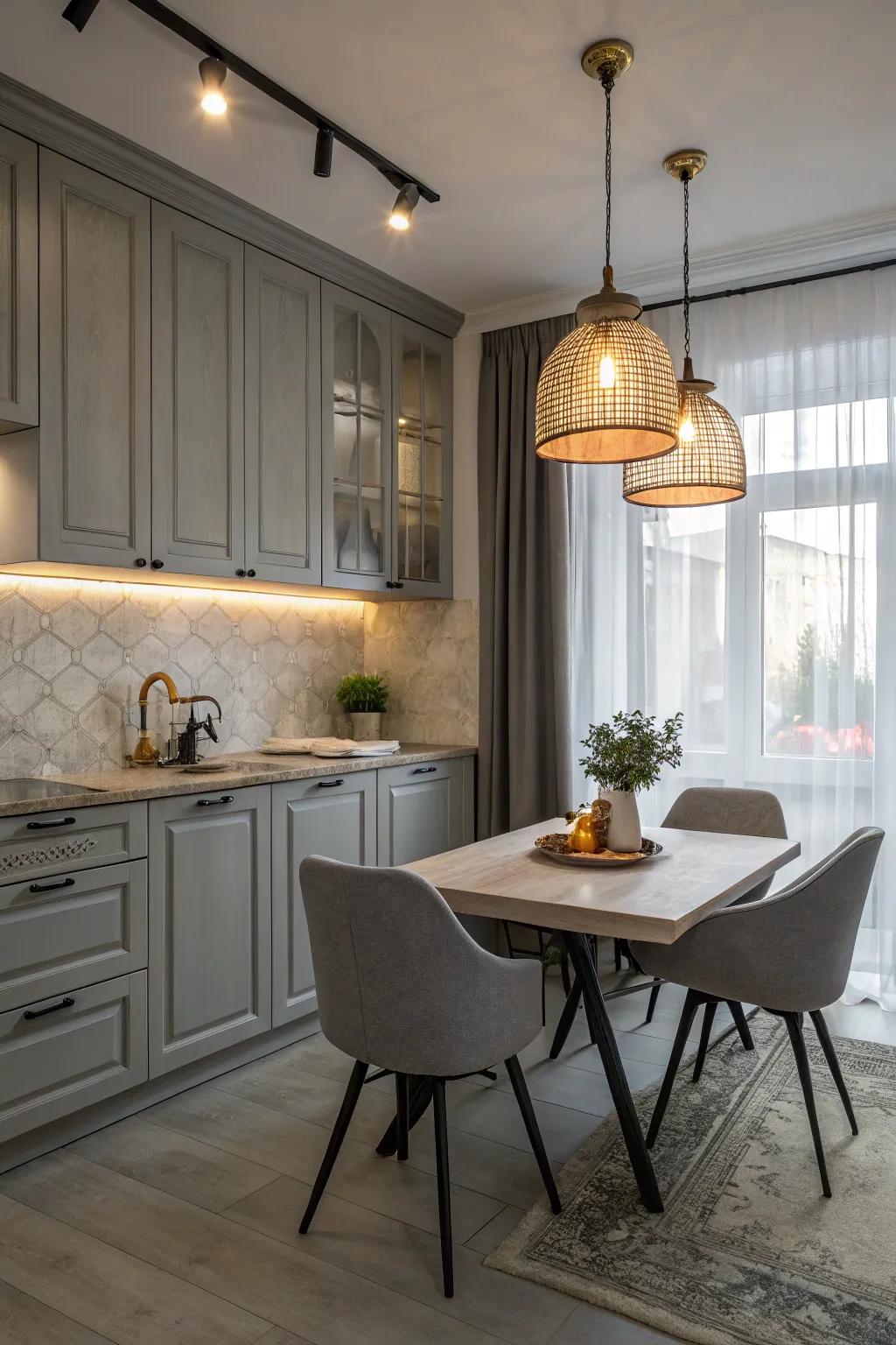 Heat up your cooking area with gentle illumination.