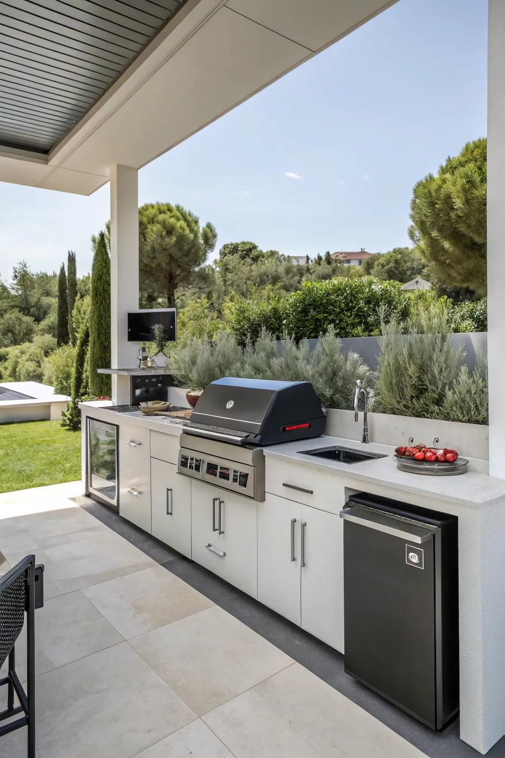 Tech-savvy gadgets that elevate the outdoor cooking experience.