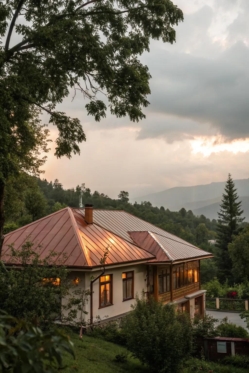 Copper roofs proffer a singular and evolving aesthetic.