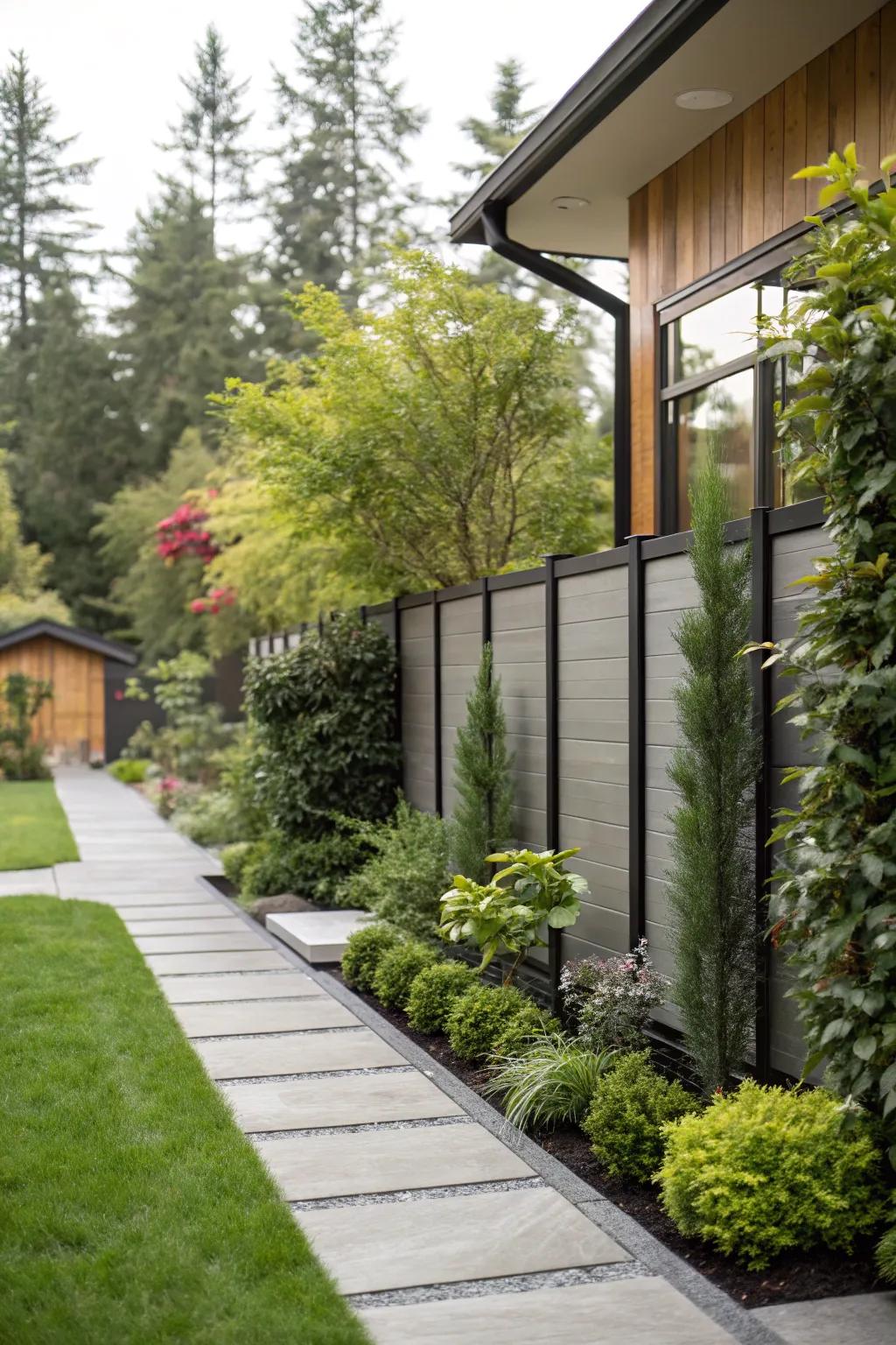 Privacy screens provide seclusion and style.