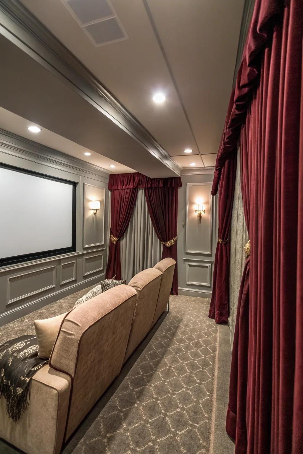 Curtains aid style.