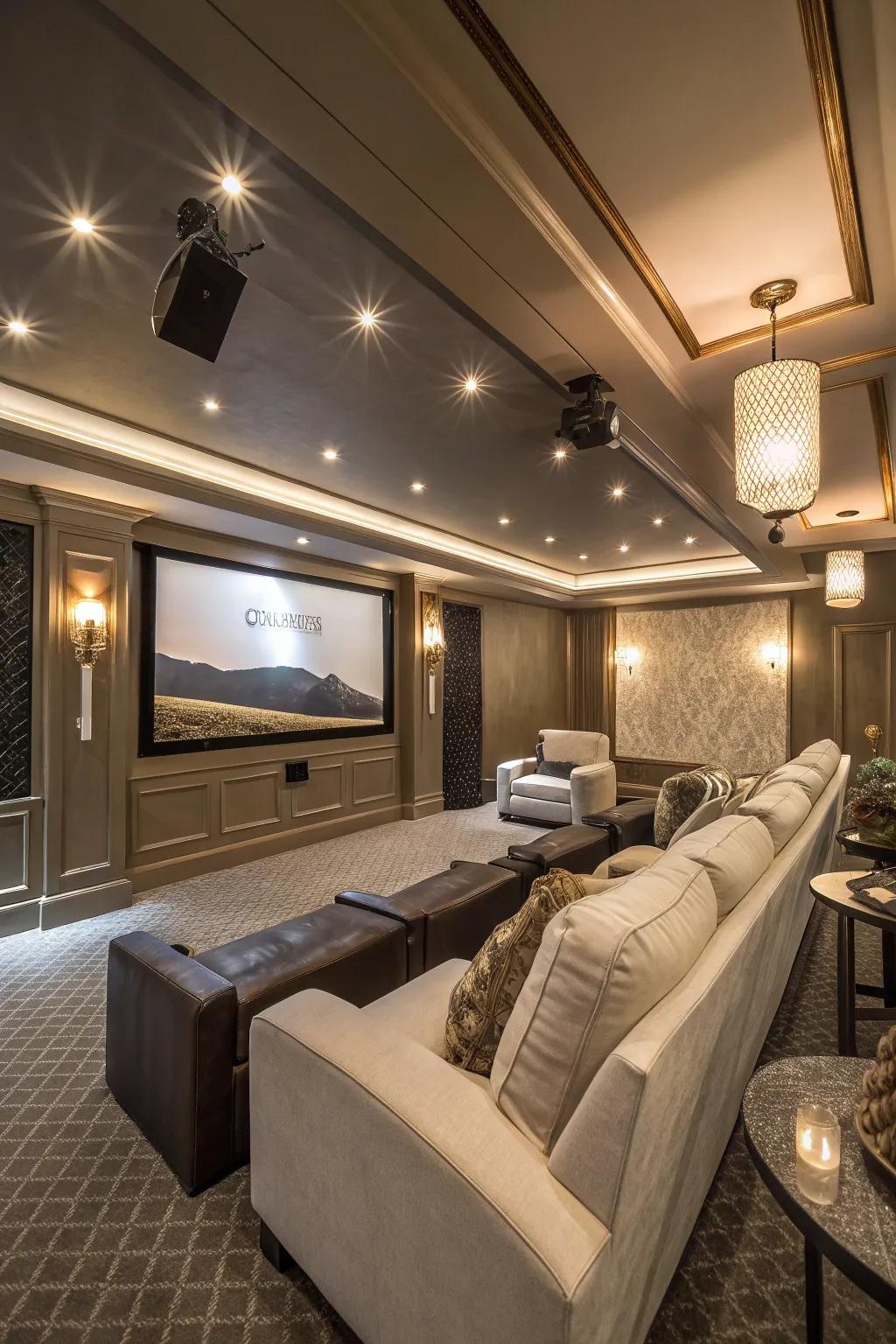 Usher the cinematic encounter into your domicile.