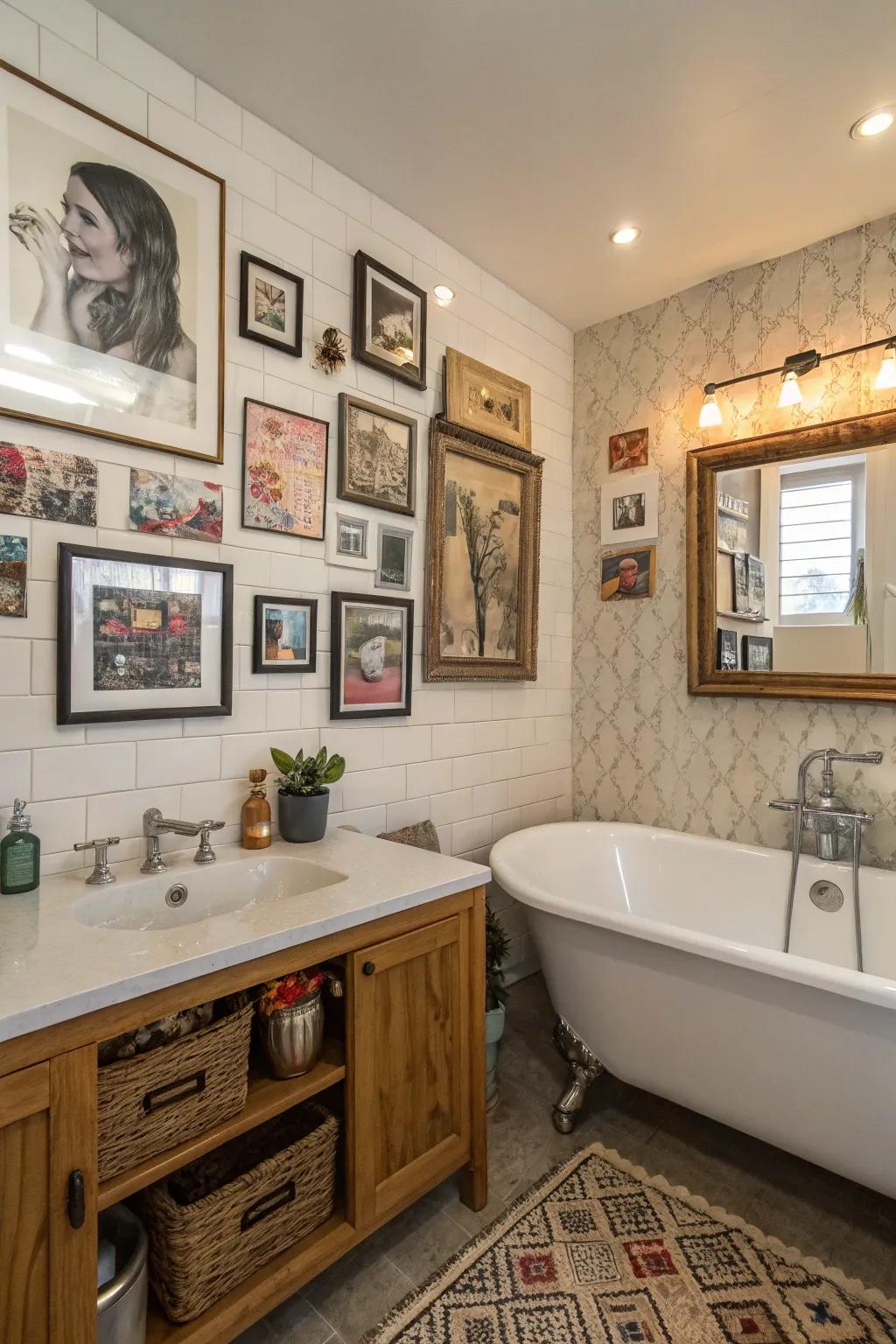 Tailored decor aspects that impart an exceptional flavor to the bathroom.