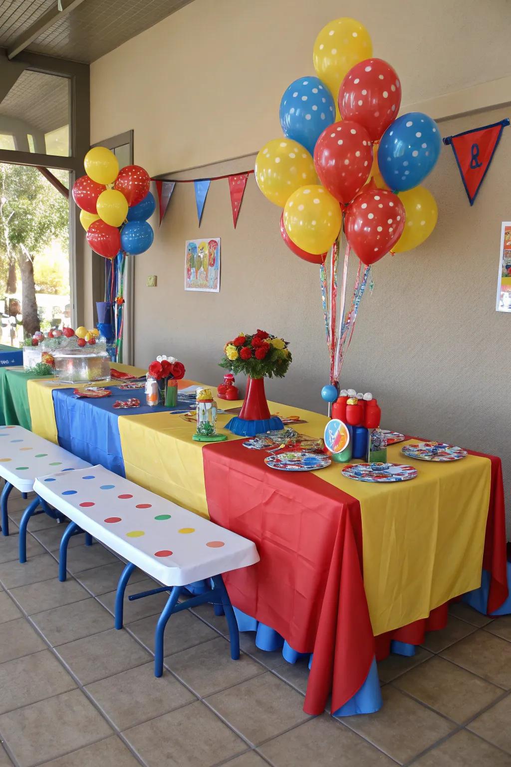 Achieve a cohesive look with themed table settings.