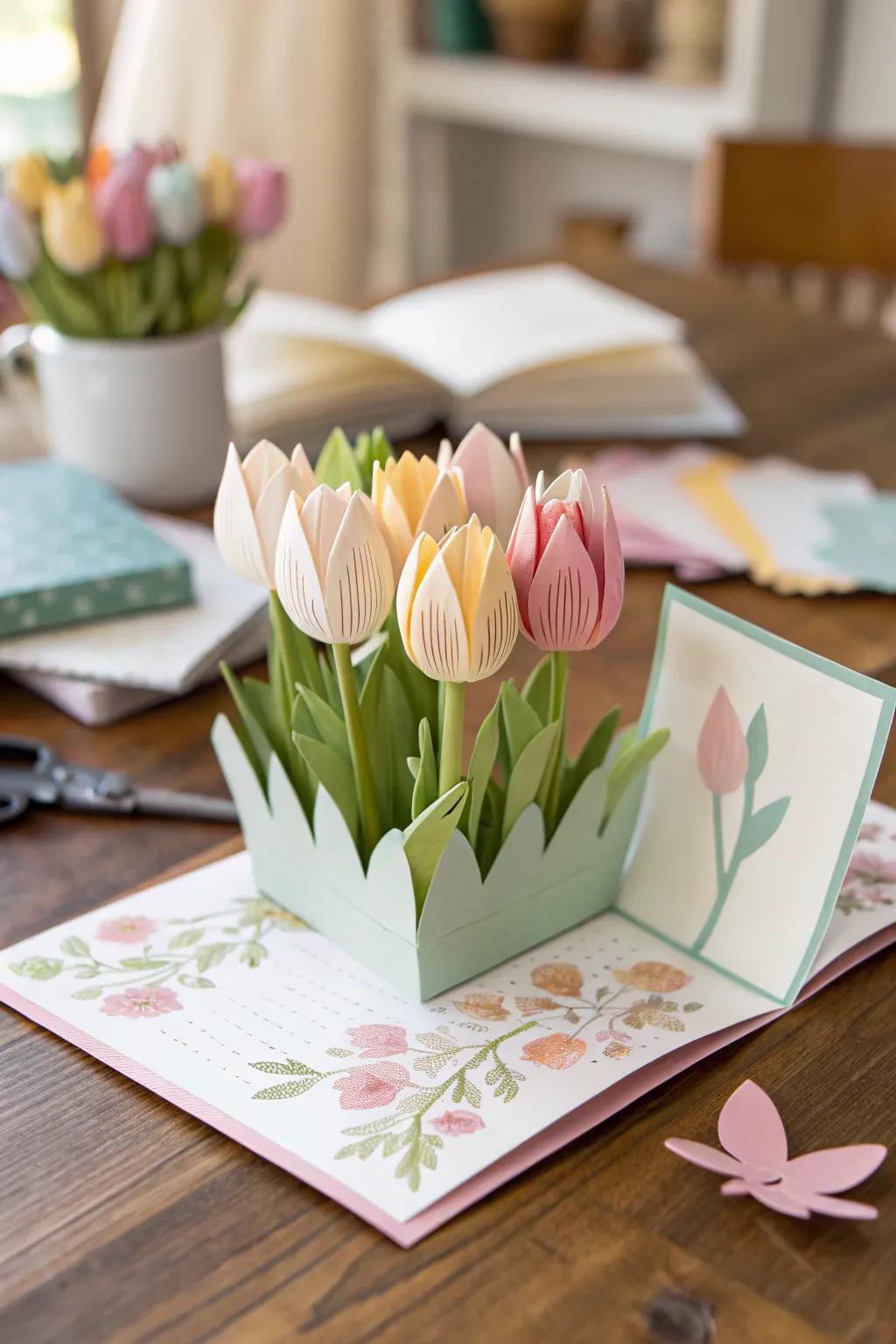 Delight Mom with a pop-up surprise! 🌷✨