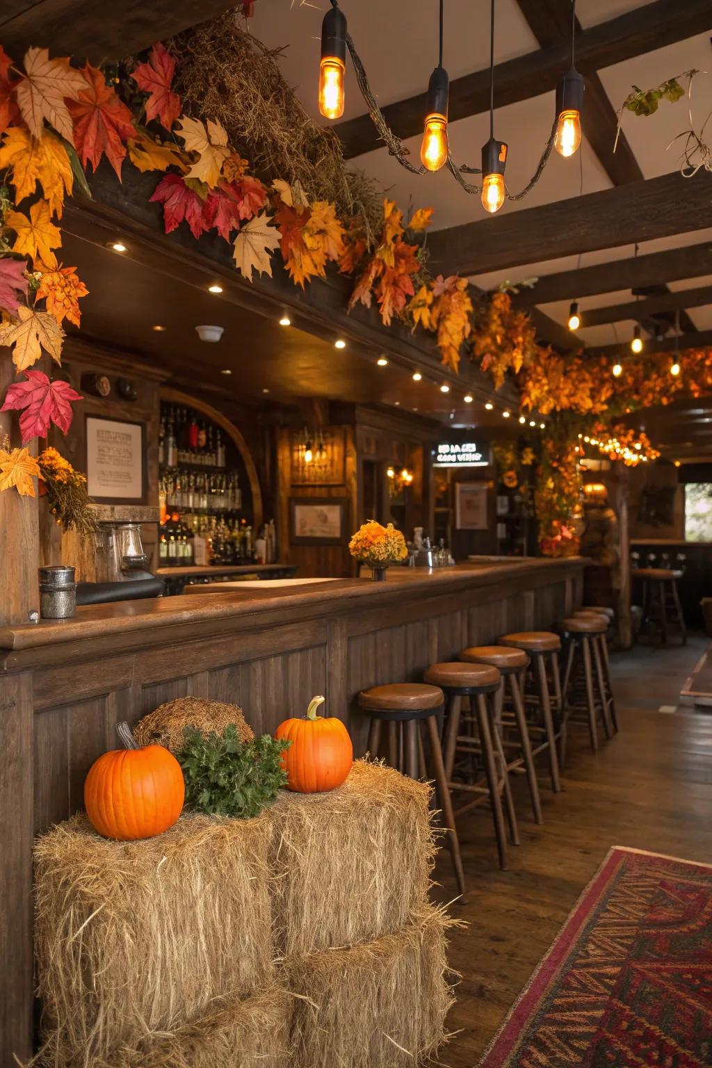Seasonal design maintains your pub lively and in tune with festivities.