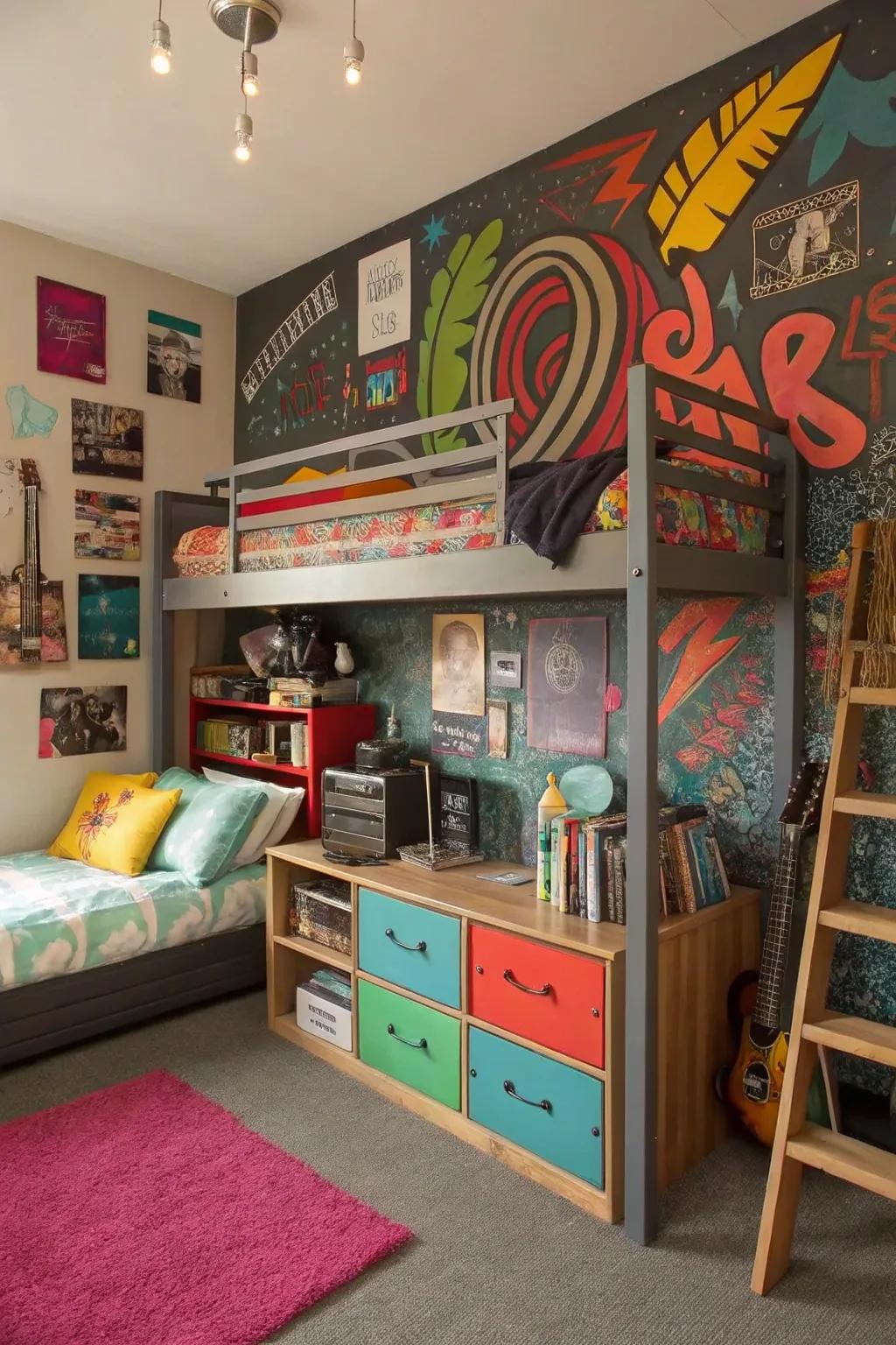 Maximize fashion plus utility through creative utilization of area.