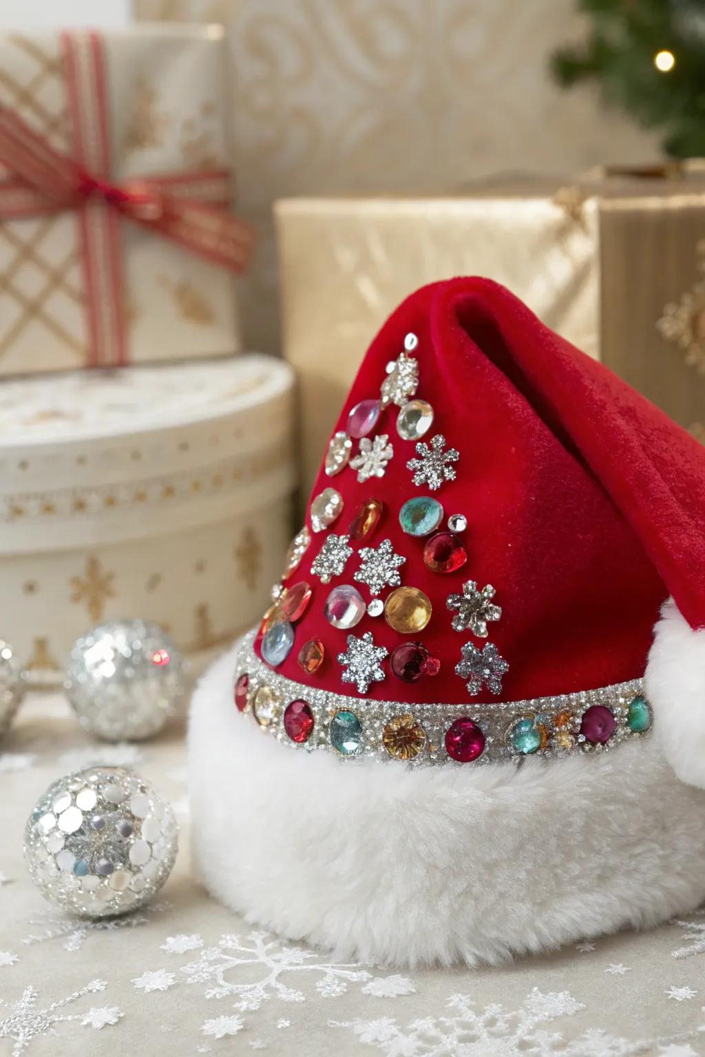 Infuse a nuance of opulence through sparkling gemstone embellishments.