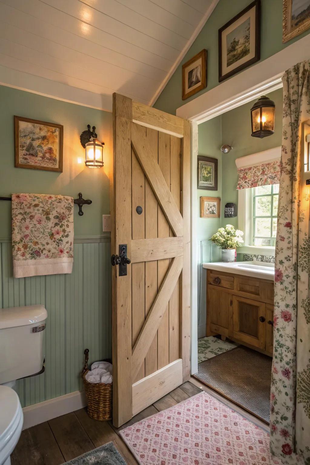 Split doors coalesce allure coupled with pragmatic purpose.