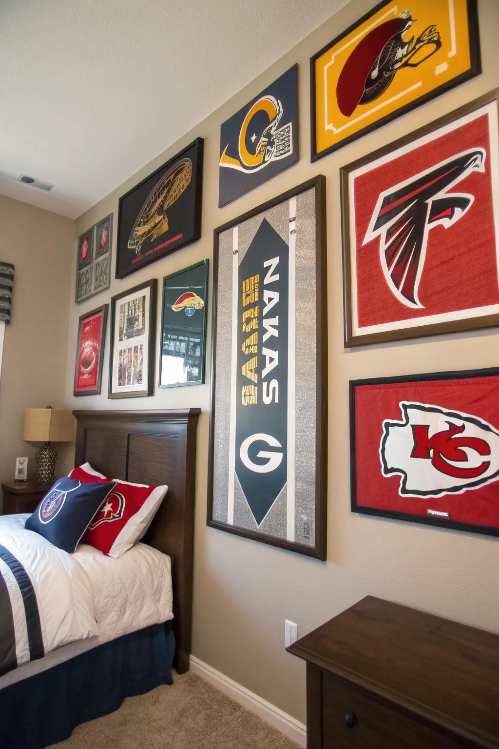 Personalize your space with custom banners.