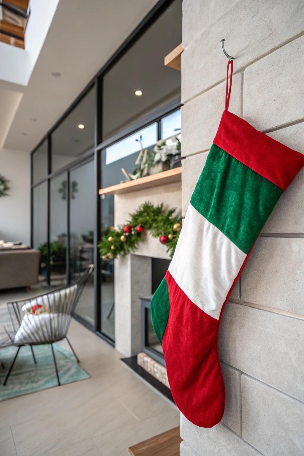 Chromatic segmentation fashions a modern, daring visual.