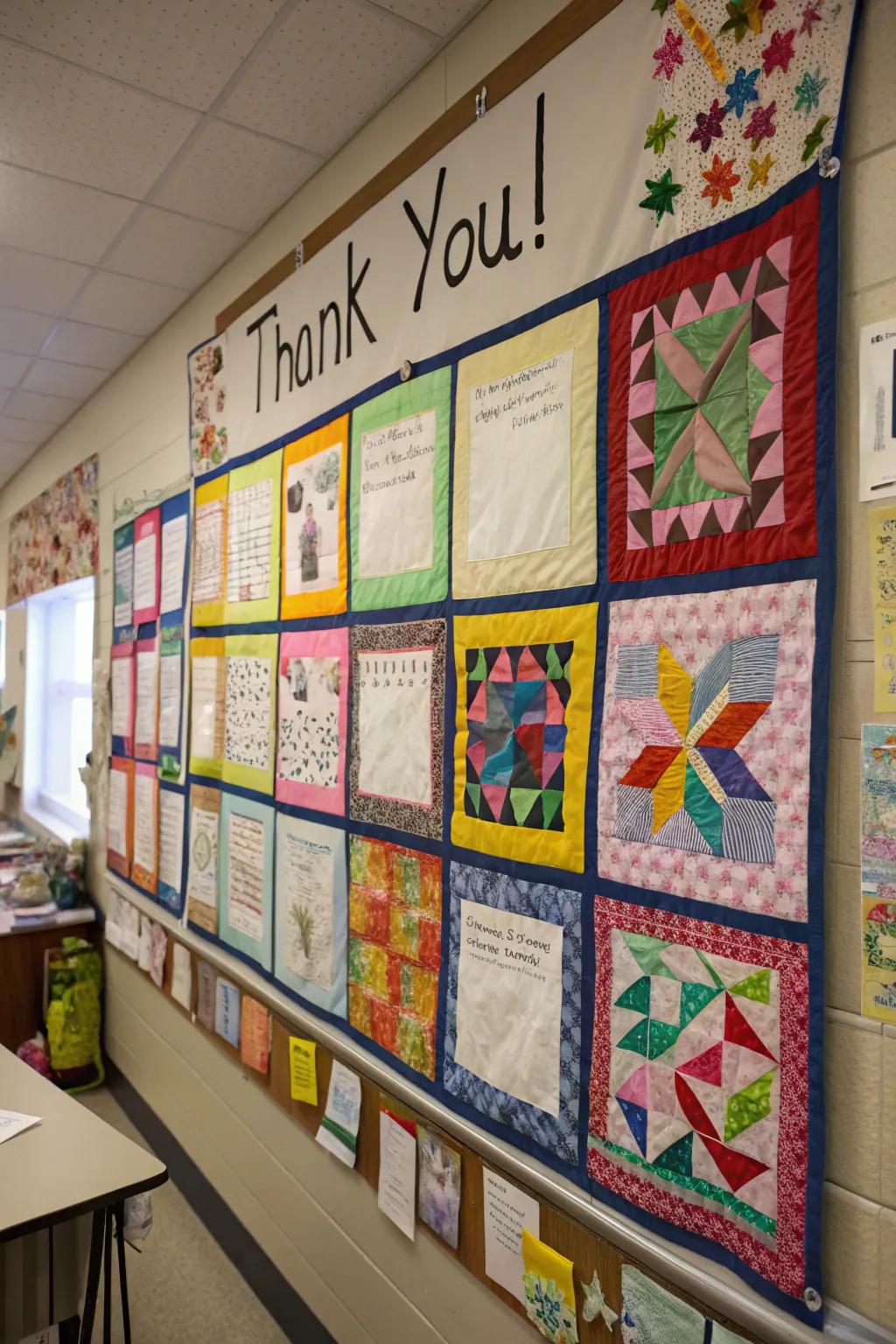 Appreciative Tapestries instilling a comforting classroom aura.