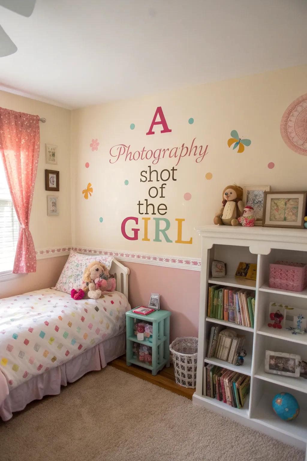 Name wall surface stickers include an individual and congratulatory touch to the bed room.