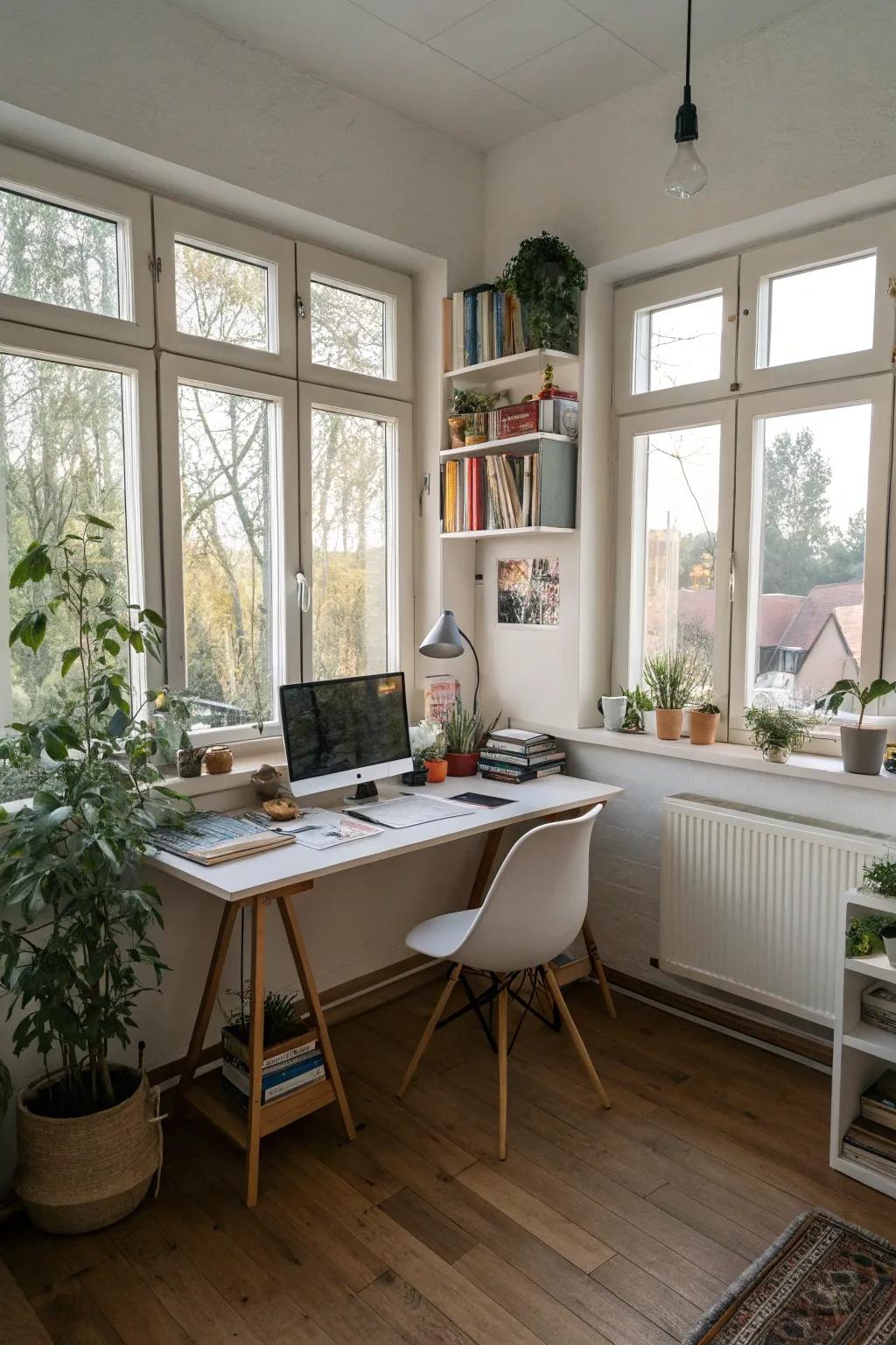 Distinctive arrangements foster creativity and efficiency.