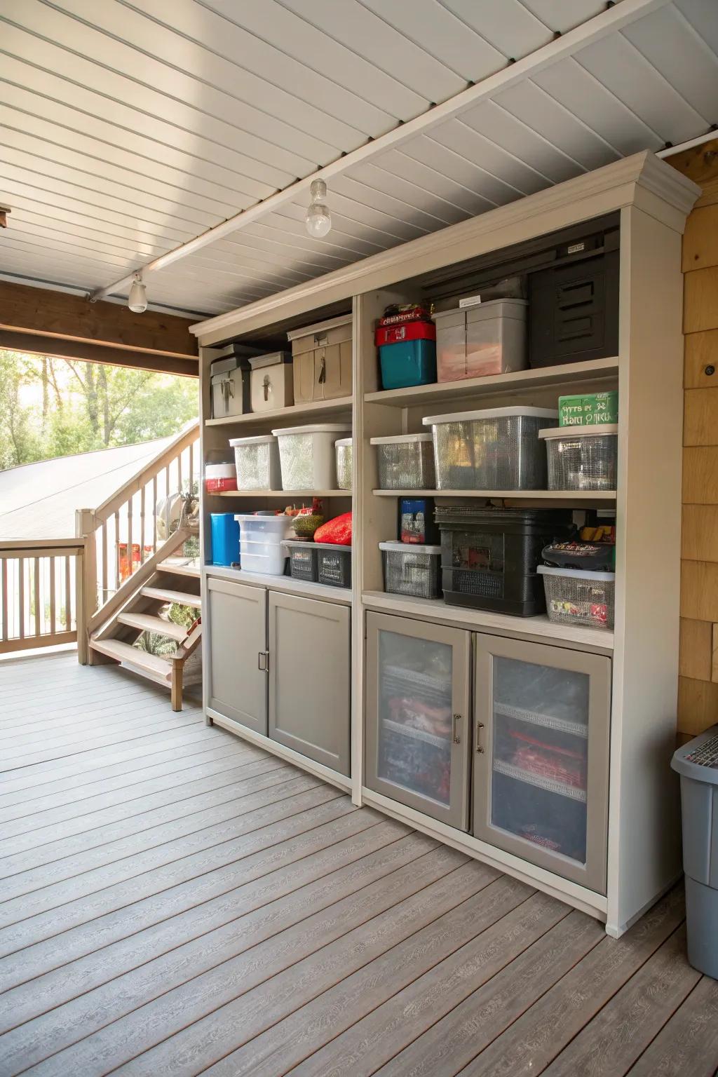 Multipurpose closets conform to your storage demands, maintaining item order.