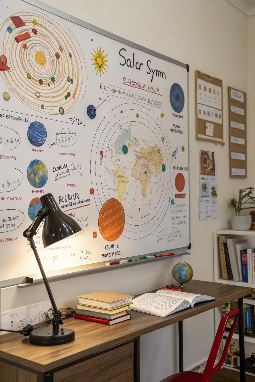 Merge education with creativity through science-themed art.