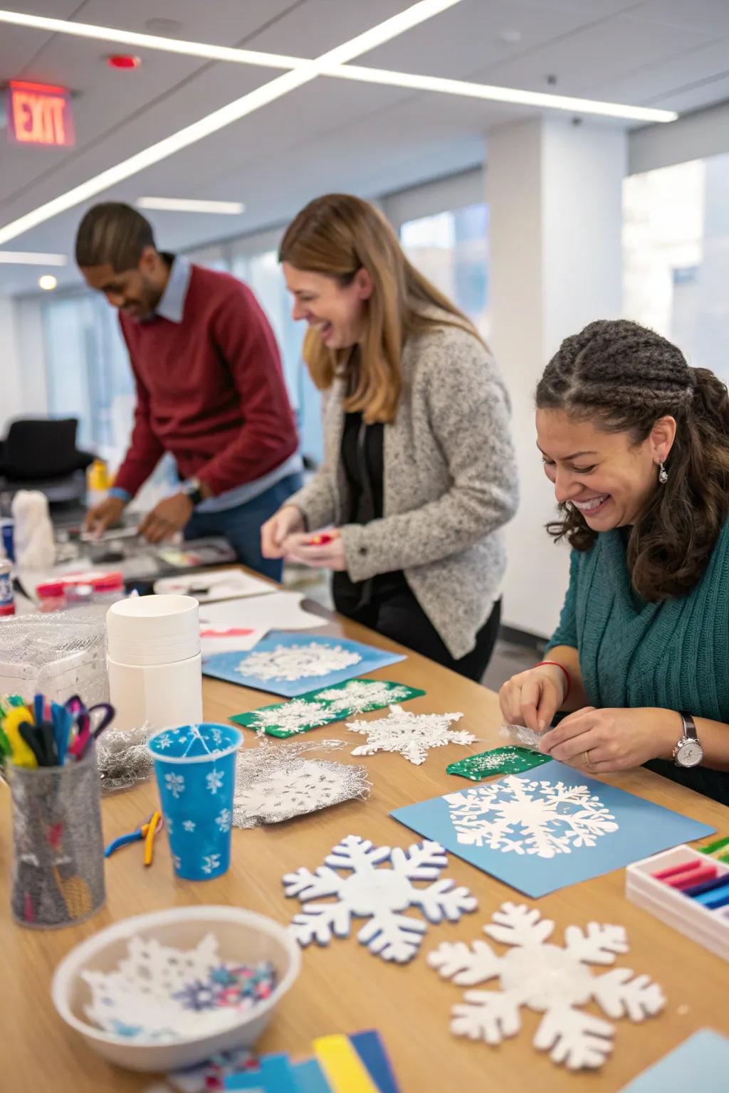 A winter-themed challenge introduces merriment and engagement into the office setting.