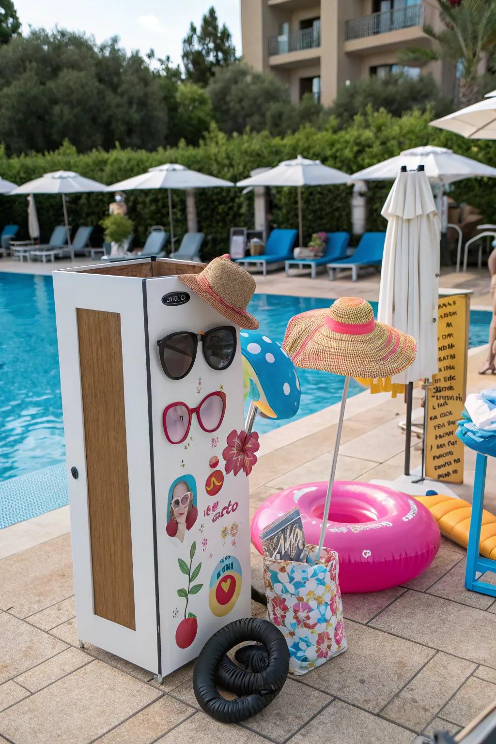 A custom snapshot station ensures plenty of fun and memorable snapshots.