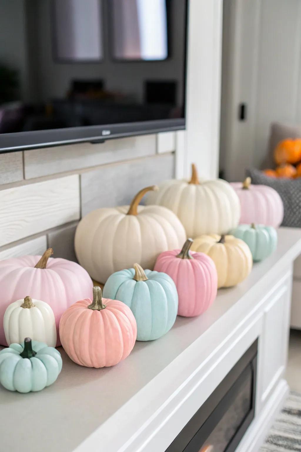 Delicate gourds extend a placid and chic adornment preference.