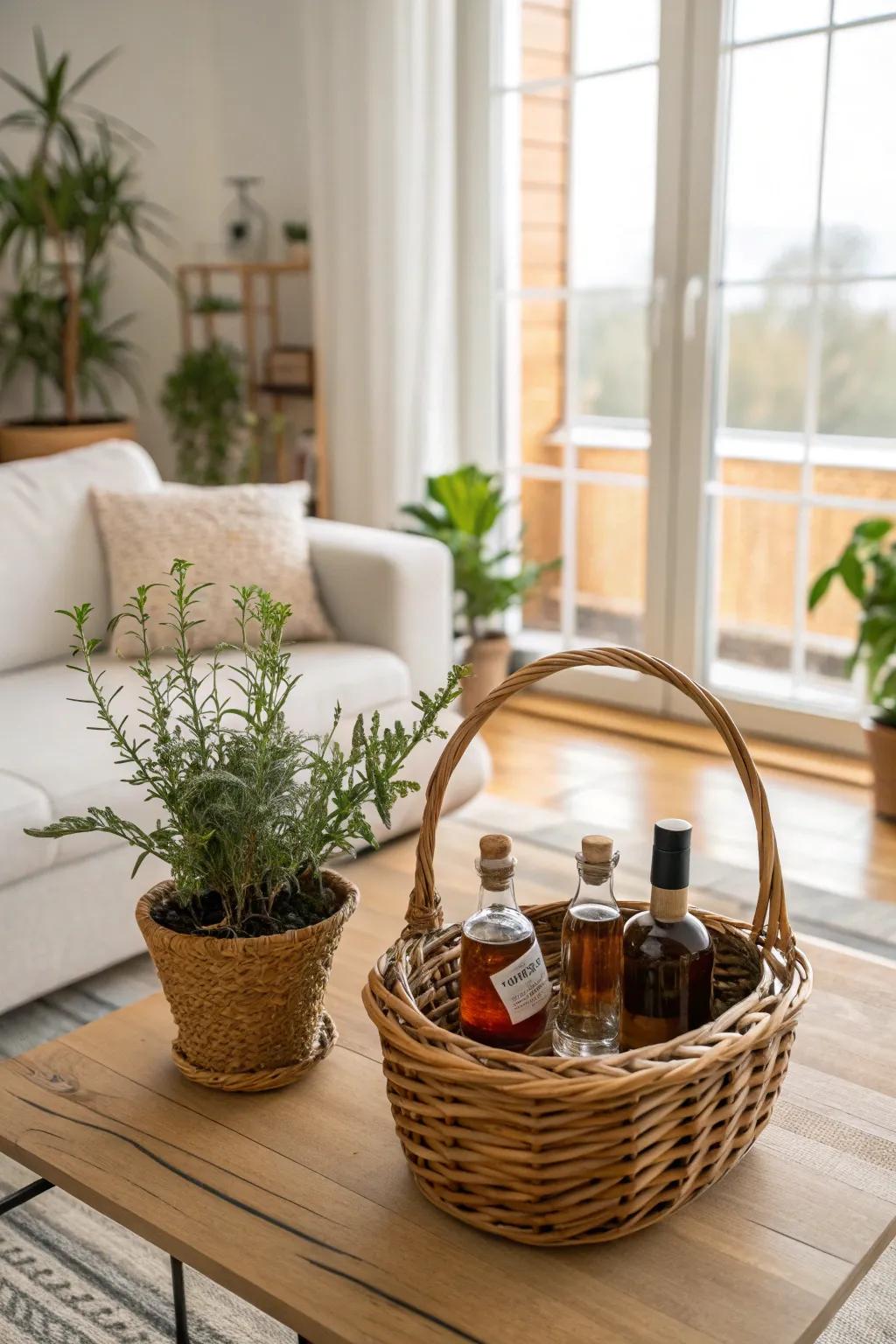 A brush of verdure conveys vitality and rejuvenation to the parcel.