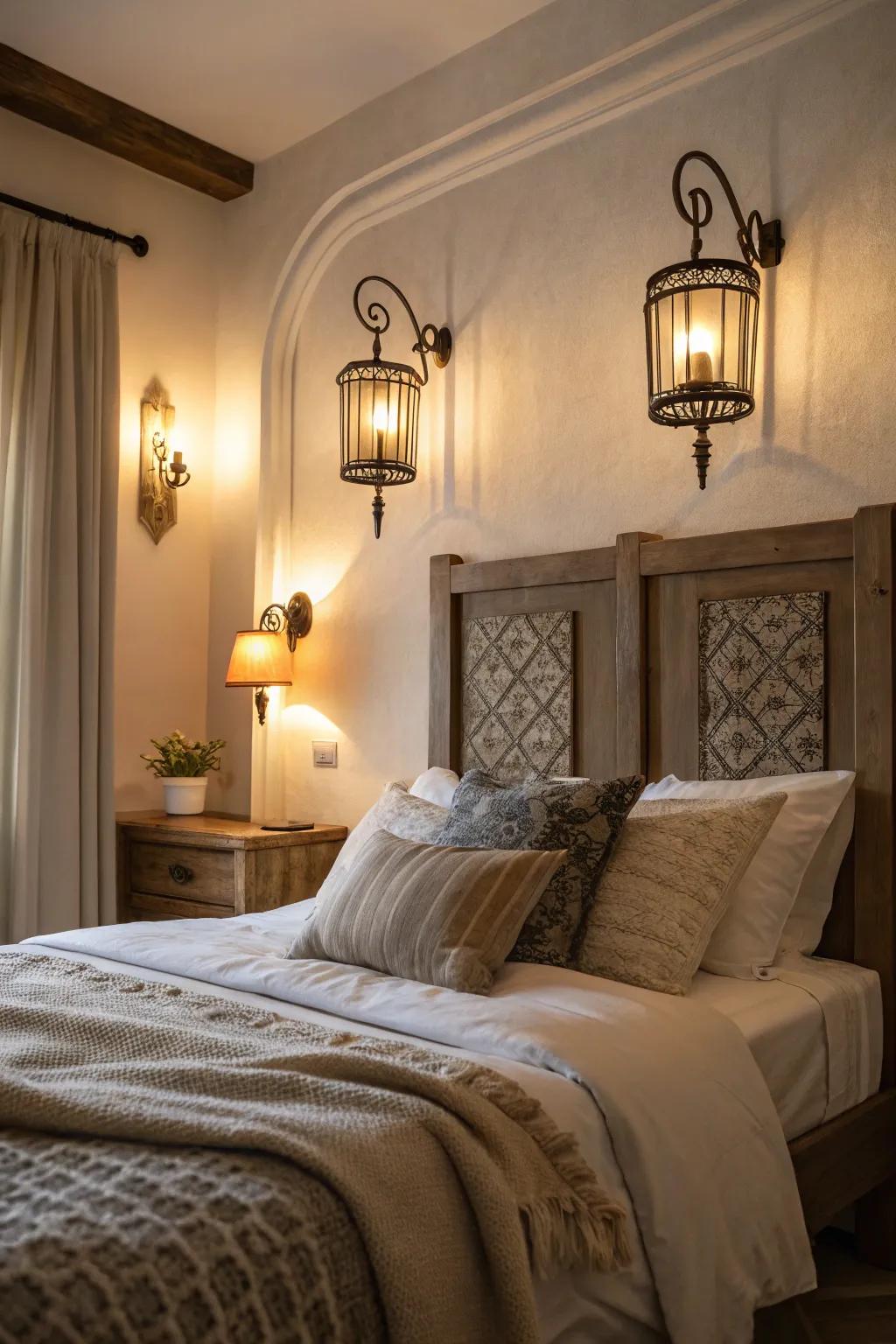 Diffused luminaires offer a relaxing, ambient glow.