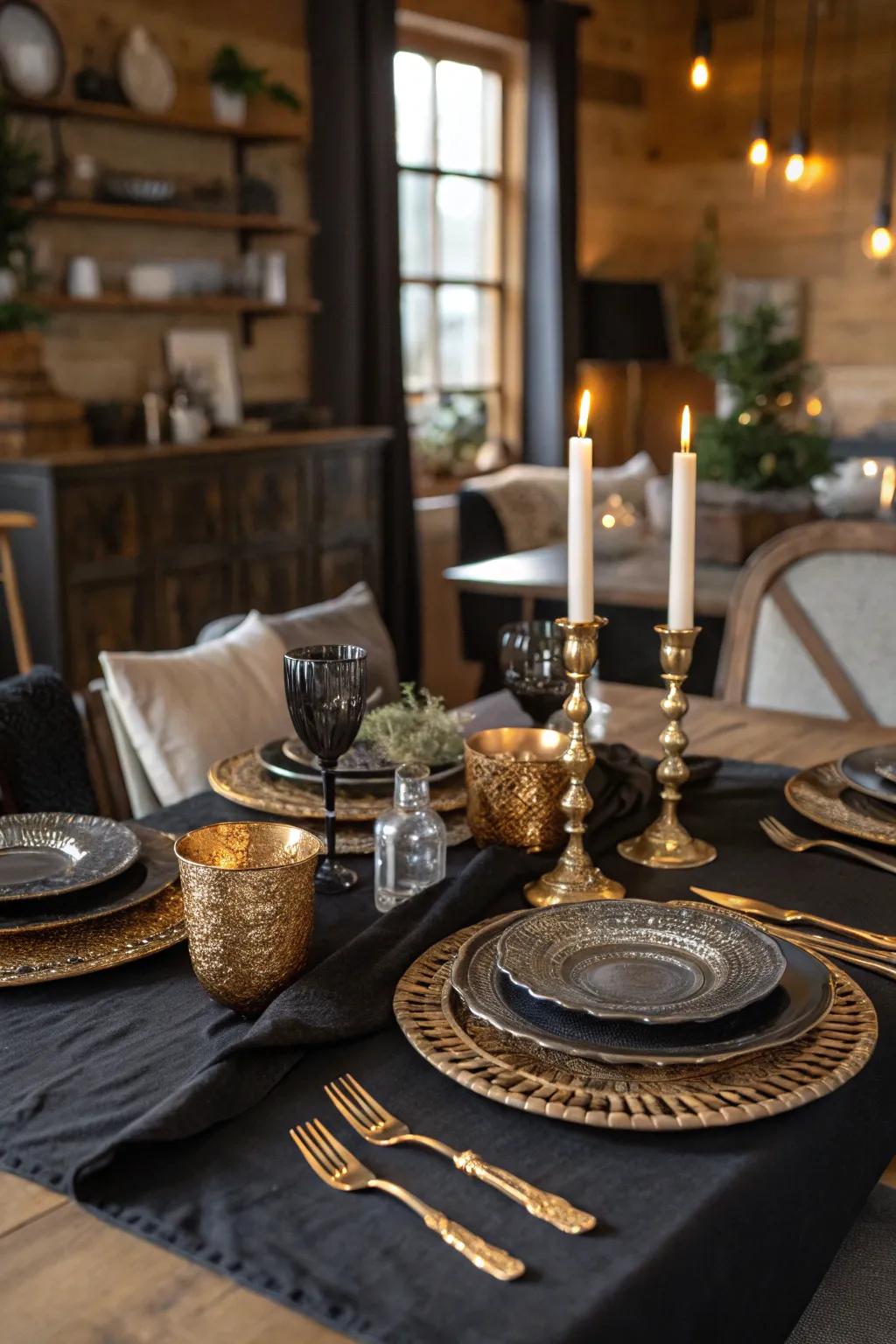 Rustic glamour infused with a snug chic vibe.