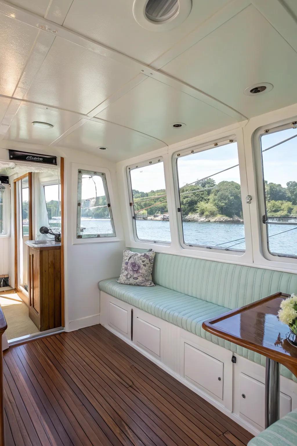 A revitalizing layer of coating brightens and rejuvenates the area.