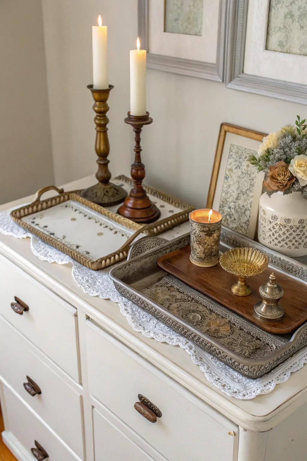 Pre-owned discoveries impart individuality and historical depth.