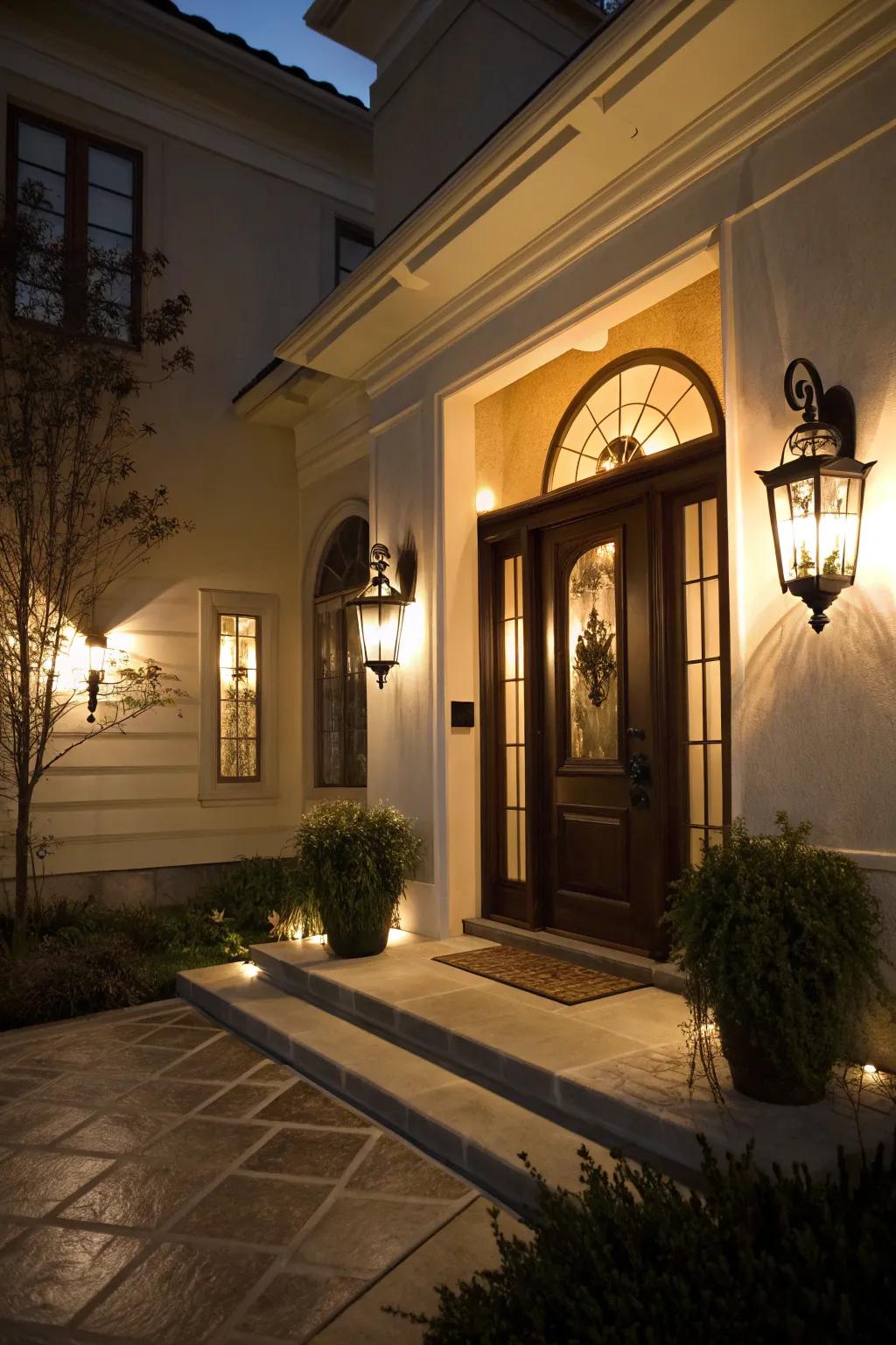 Dimmer switches offer mood control.