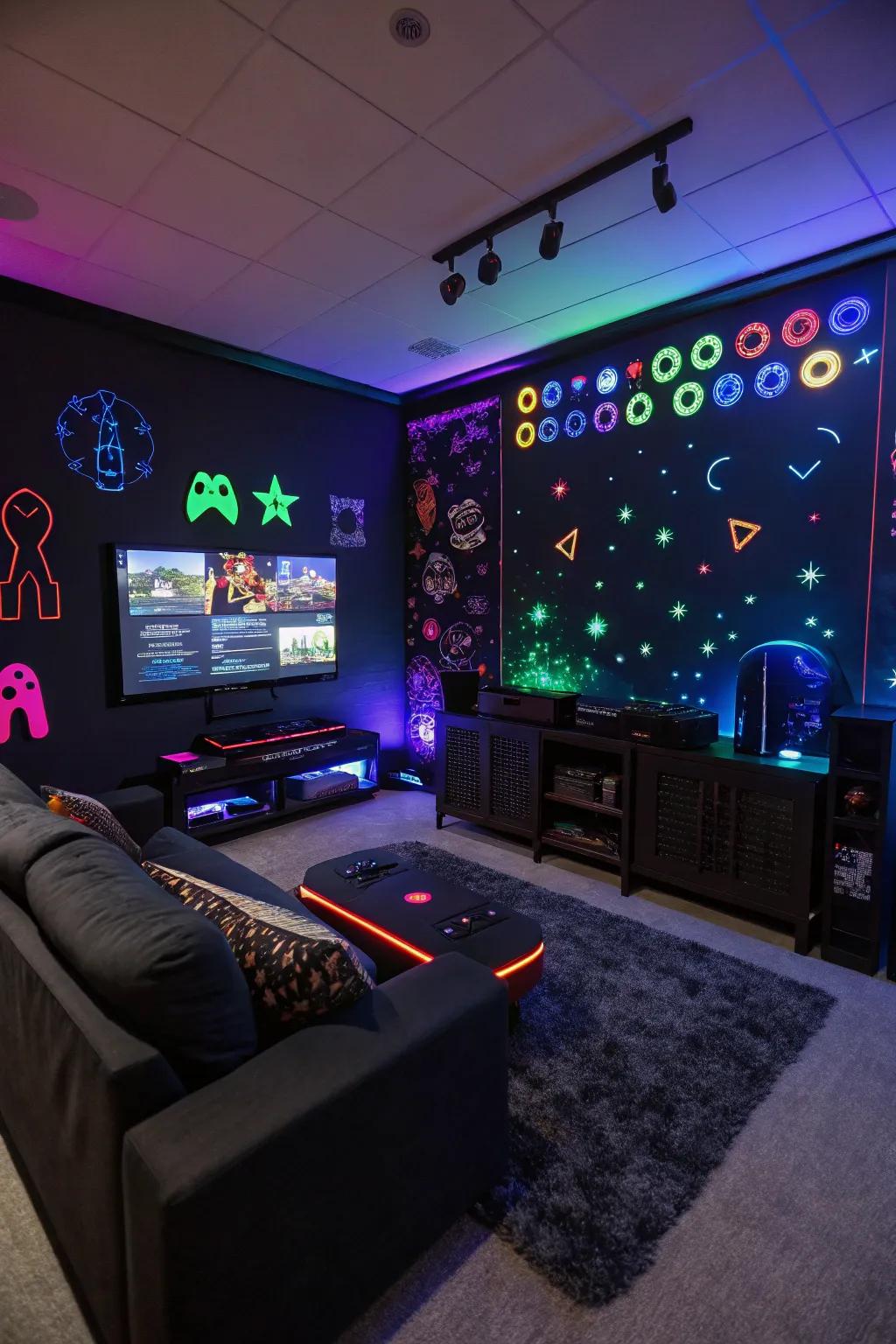 Radiance-in-darkness facets forge a captivating atmosphere.