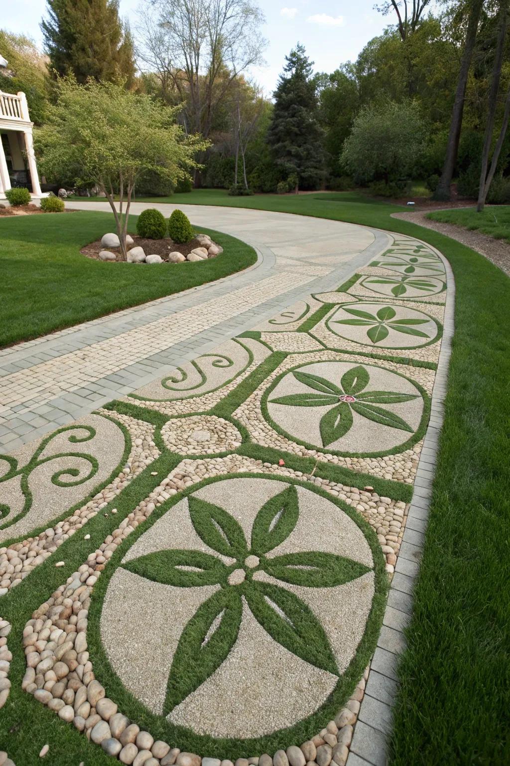 Creative mosaic layouts highlight personal flair.