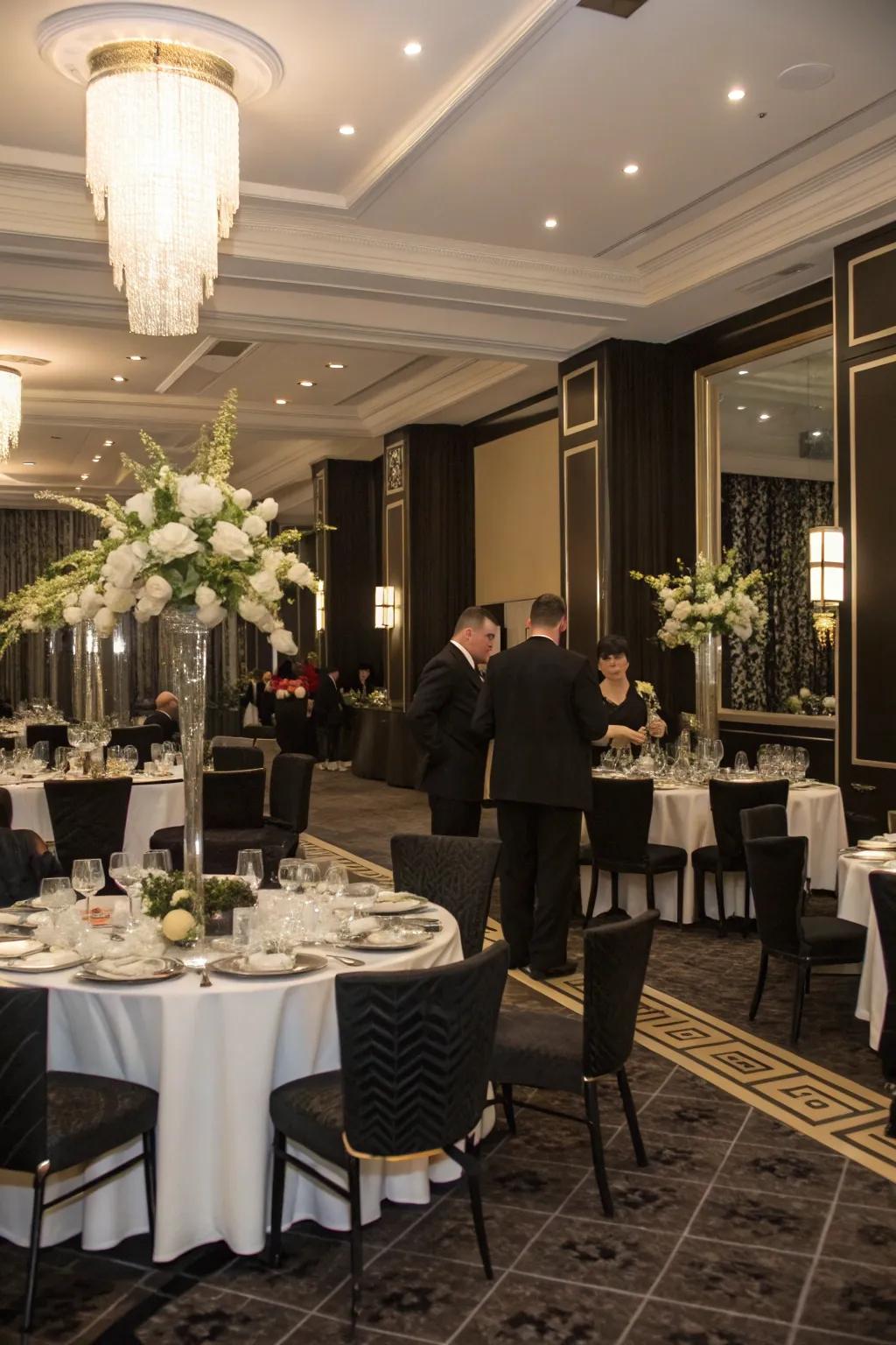 Elevate your festive assemblage through an Umber and Chalk theme.