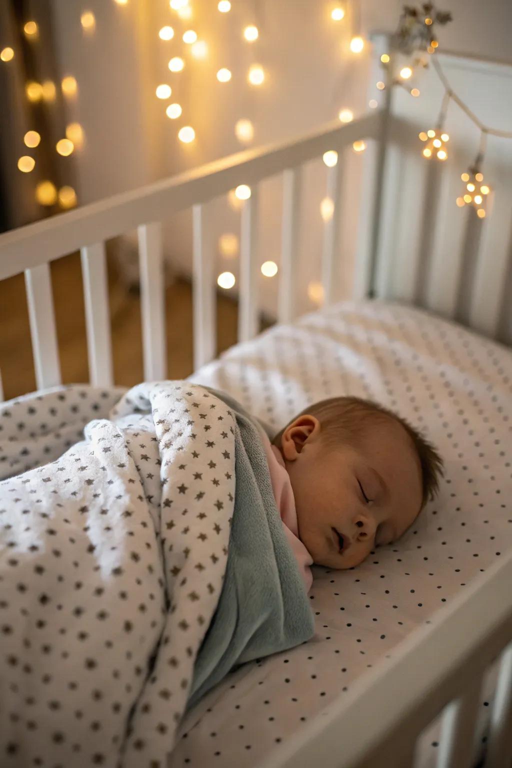 A serene Christmas Eve scene imbued with magical eagerness.
