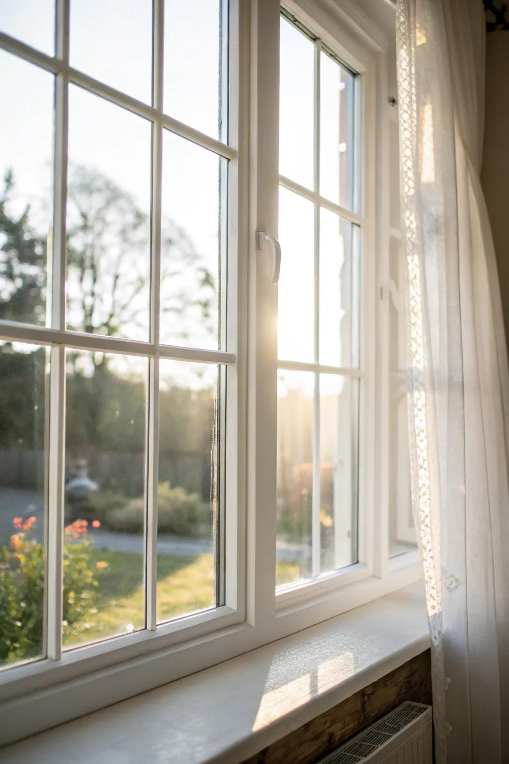 Heat-adhering film offers a tight seal for insulation.