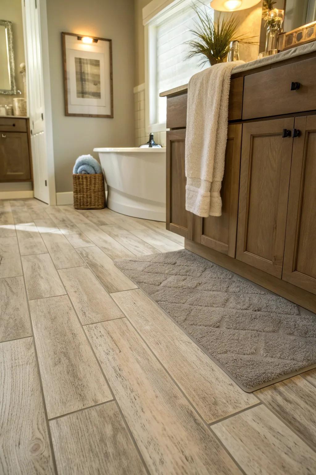 Experience luxury every day with plush textures that feel sumptuous underfoot.